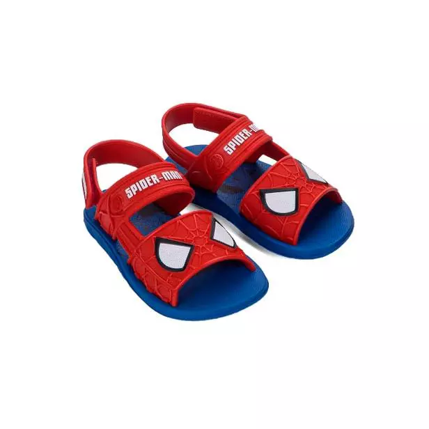 Sandália Homem Aranha Com Furgão (Azul/V ...